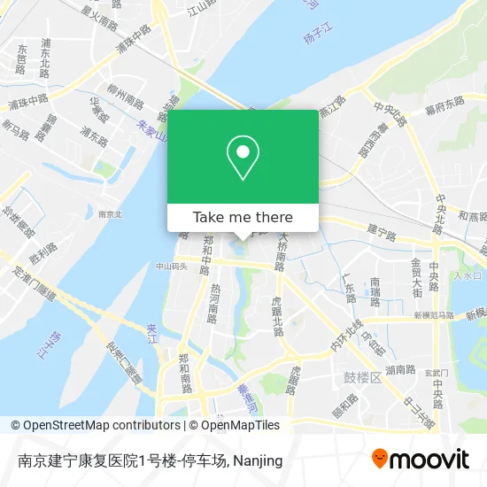 南京建宁康复医院1号楼-停车场 map