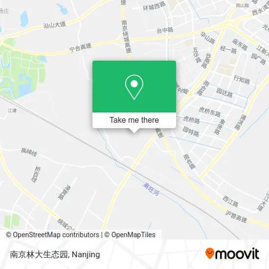 南京林大生态园 map