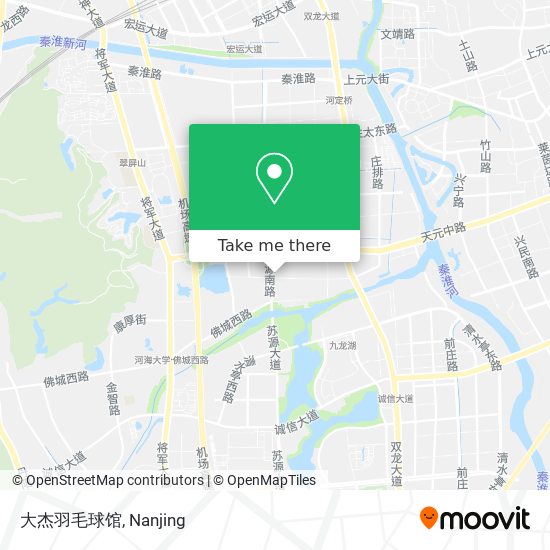 大杰羽毛球馆 map