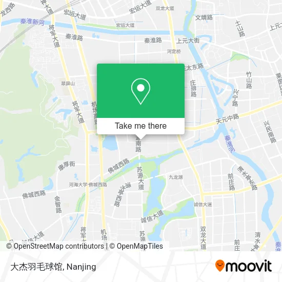 大杰羽毛球馆 map