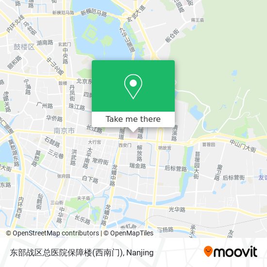 东部战区总医院保障楼(西南门) map