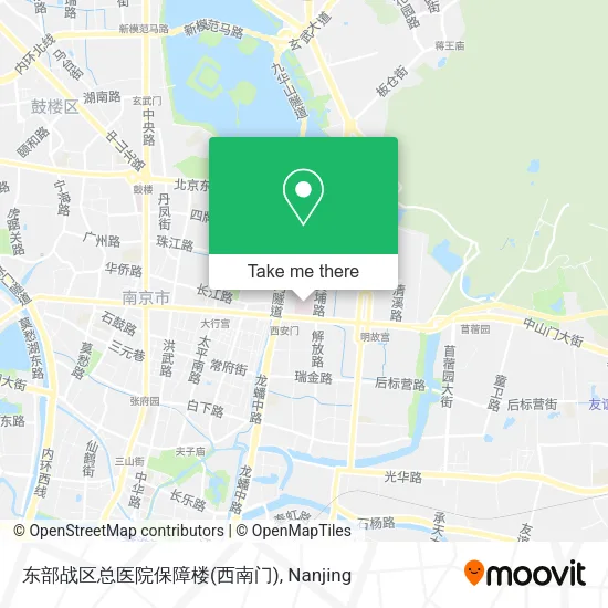 东部战区总医院保障楼(西南门) map