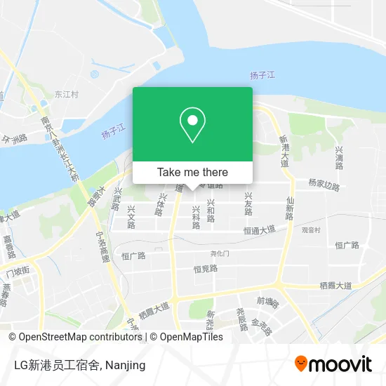 LG新港员工宿舍 map