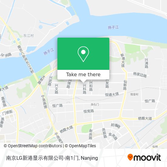 南京LG新港显示有限公司-南1门 map