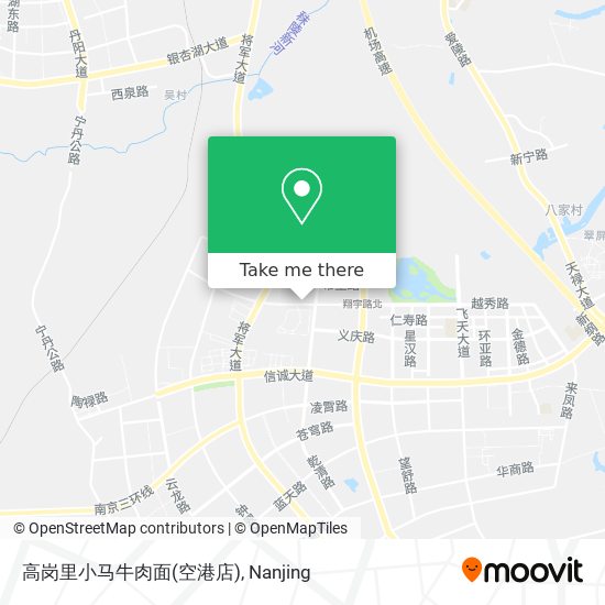 高岗里小马牛肉面(空港店) map