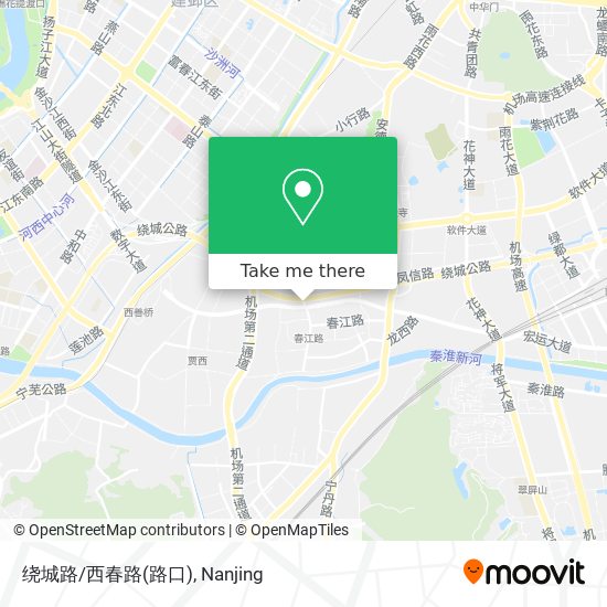 绕城路/西春路(路口) map
