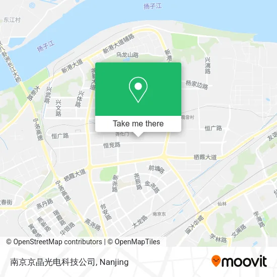南京京晶光电科技公司 map