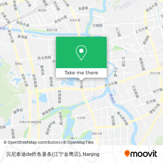 贝尼泰迪de炸鱼薯条(江宁金鹰店) map