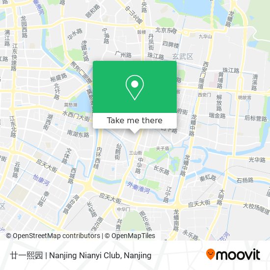 廿一熙园 | Nanjing Nianyi Club map