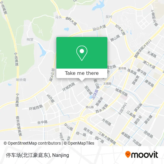 停车场(北江豪庭东) map