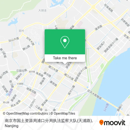 南京市国土资源局浦口分局执法监察大队(天浦路) map