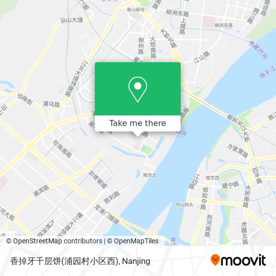 香掉牙千层饼(浦园村小区西) map
