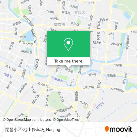 琵琶小区-地上停车场 map