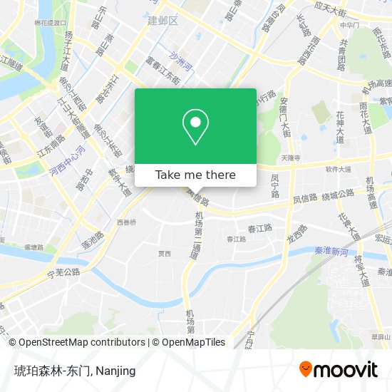 琥珀森林-东门 map