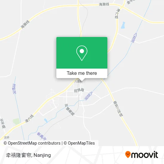 牵禧隆窗帘 map