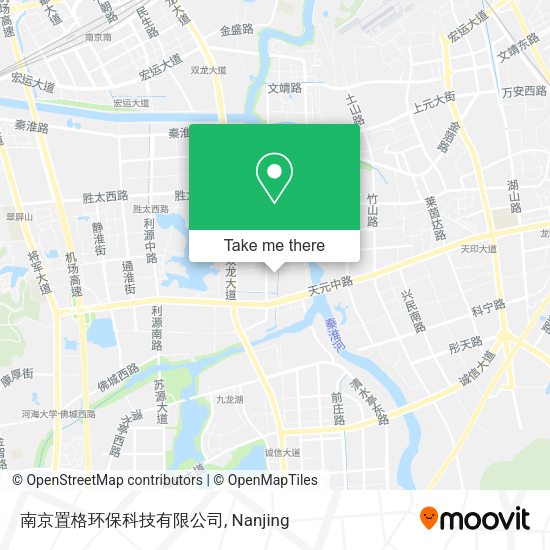 南京置格环保科技有限公司 map