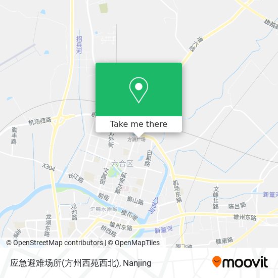 应急避难场所(方州西苑西北) map