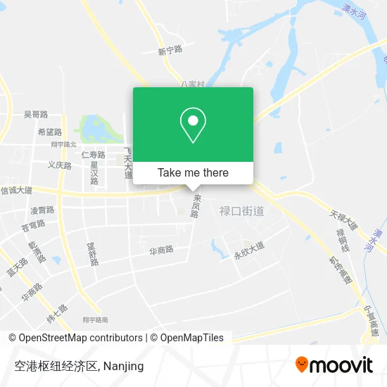 空港枢纽经济区 map