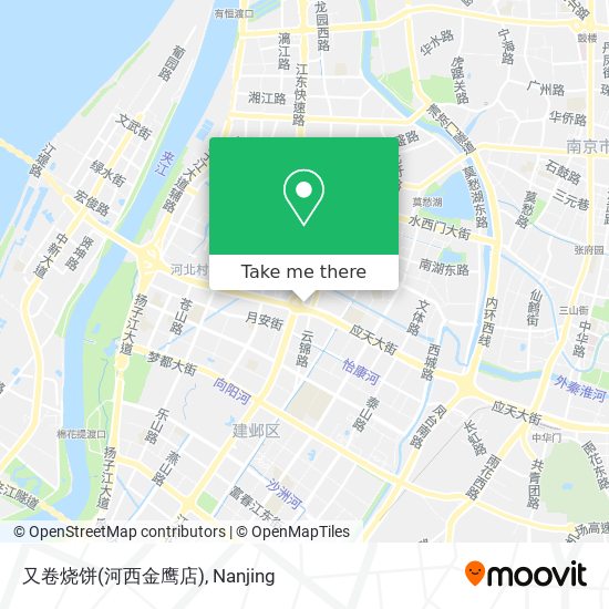 又卷烧饼(河西金鹰店) map