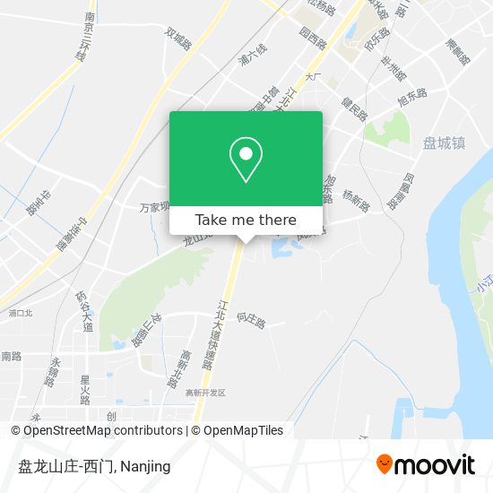 盘龙山庄-西门 map