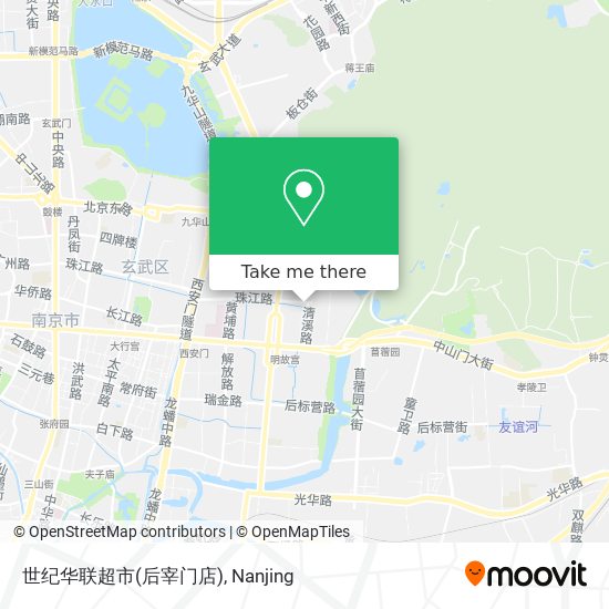 世纪华联超市(后宰门店) map