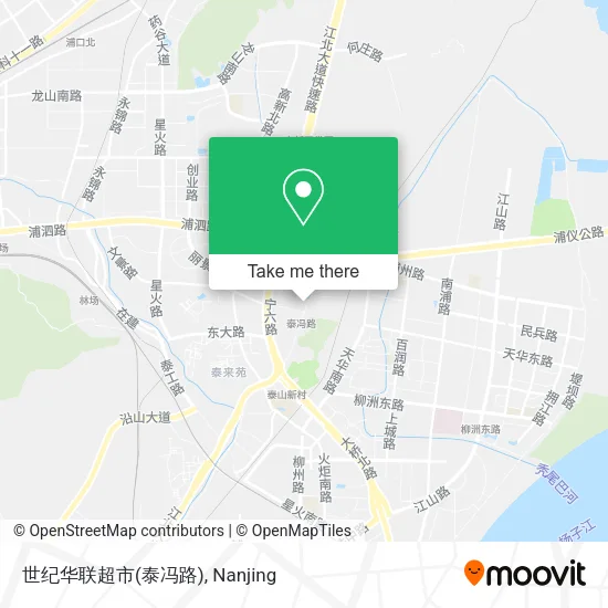 世纪华联超市(泰冯路) map