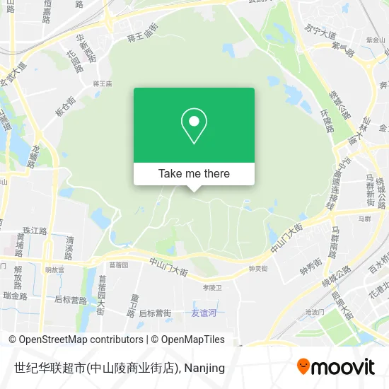 世纪华联超市(中山陵商业街店) map