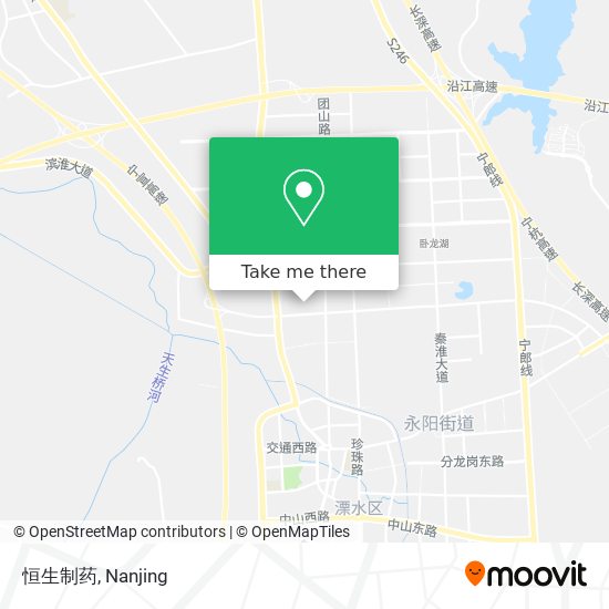恒生制药 map