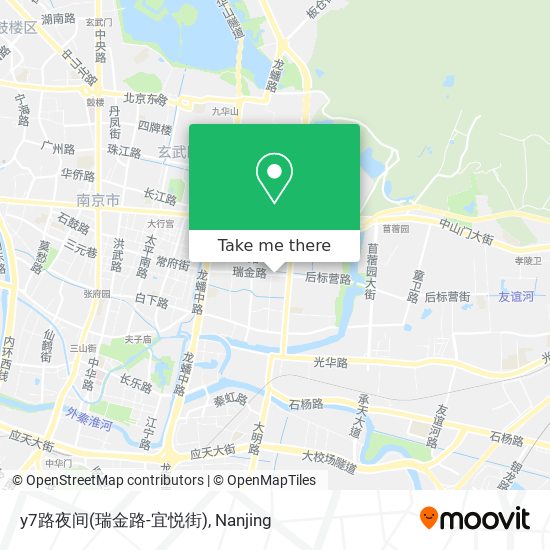 y7路夜间(瑞金路-宜悦街) map