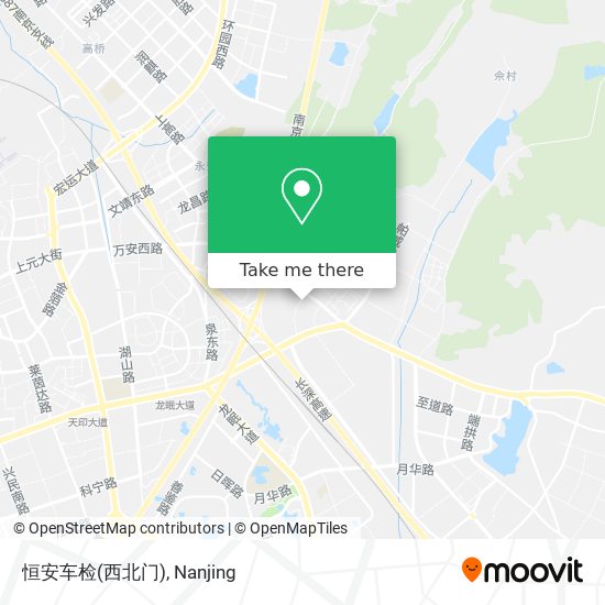 恒安车检(西北门) map