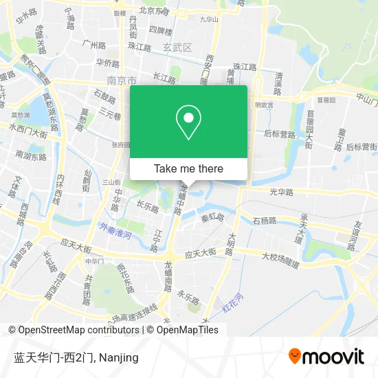 蓝天华门-西2门 map