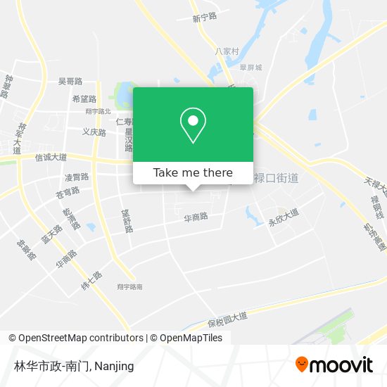 林华市政-南门 map