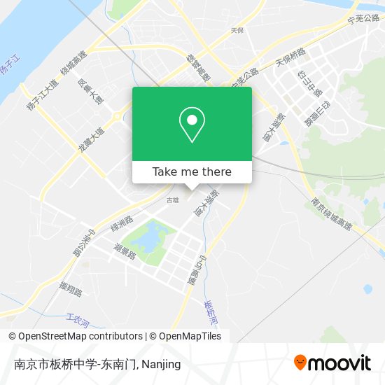 南京市板桥中学-东南门 map