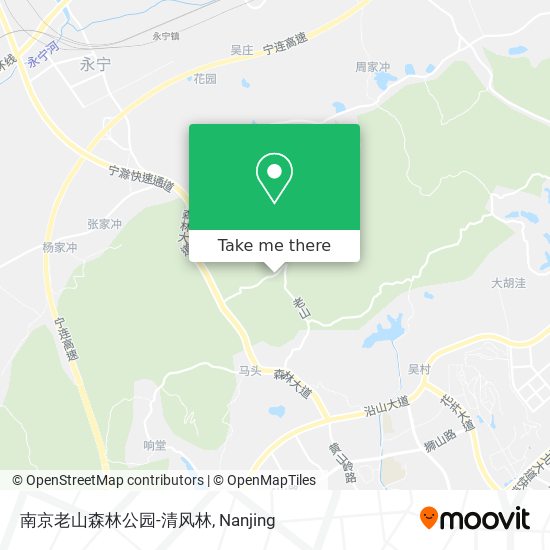 南京老山森林公园-清风林 map