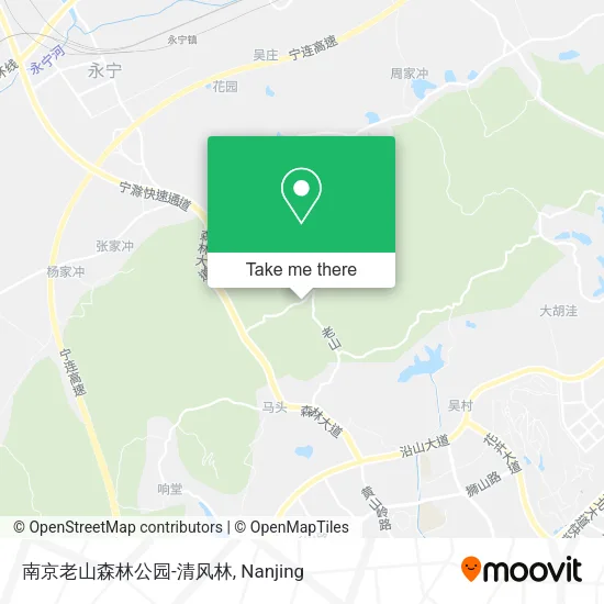 南京老山森林公园-清风林 map