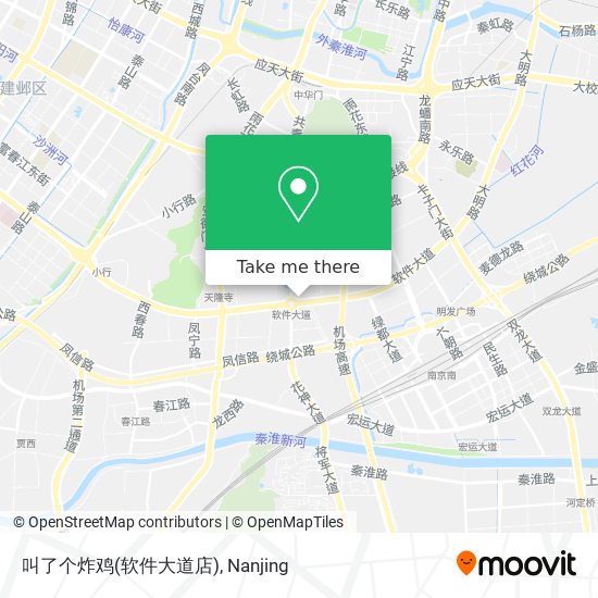 叫了个炸鸡(软件大道店) map