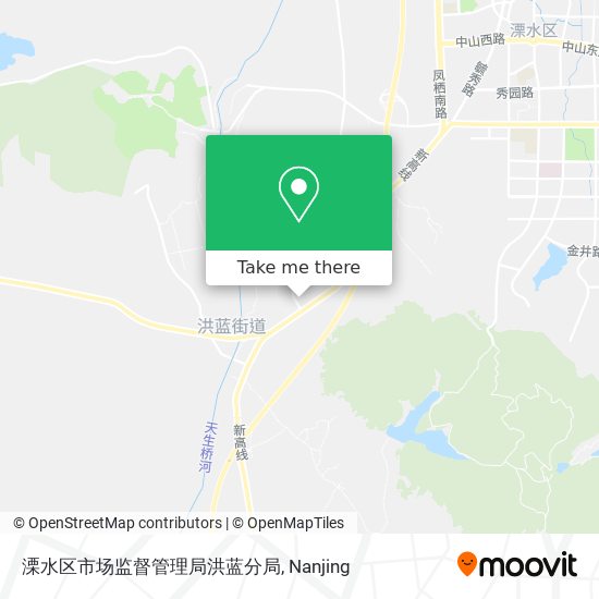 溧水区市场监督管理局洪蓝分局 map