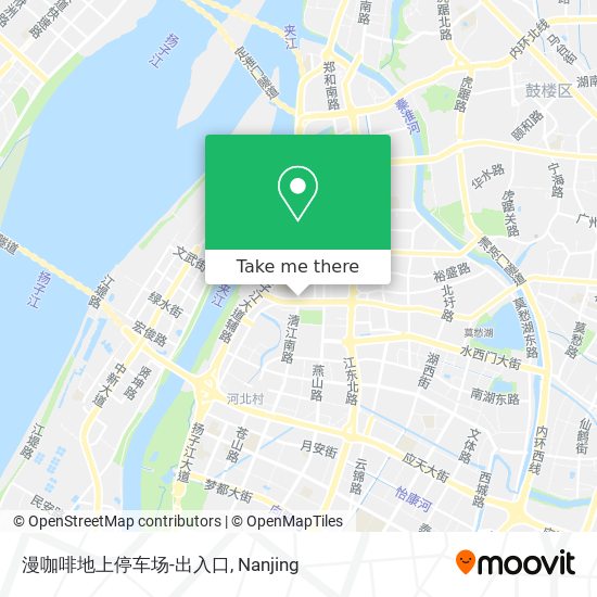 漫咖啡地上停车场-出入口 map