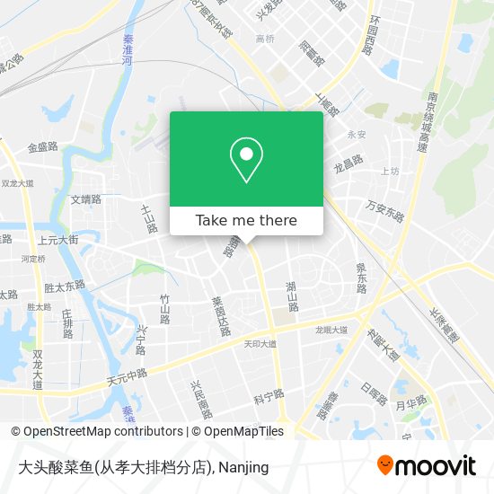 大头酸菜鱼(从孝大排档分店) map