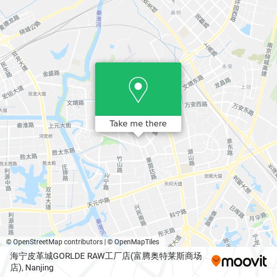 海宁皮革城GORLDE RAW工厂店(富腾奥特莱斯商场店) map
