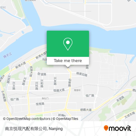 南京悦现汽配有限公司 map