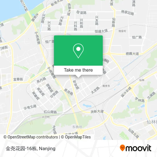 金尧花园-16栋 map