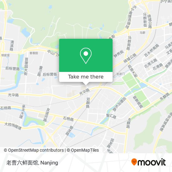 老曹六鲜面馆 map