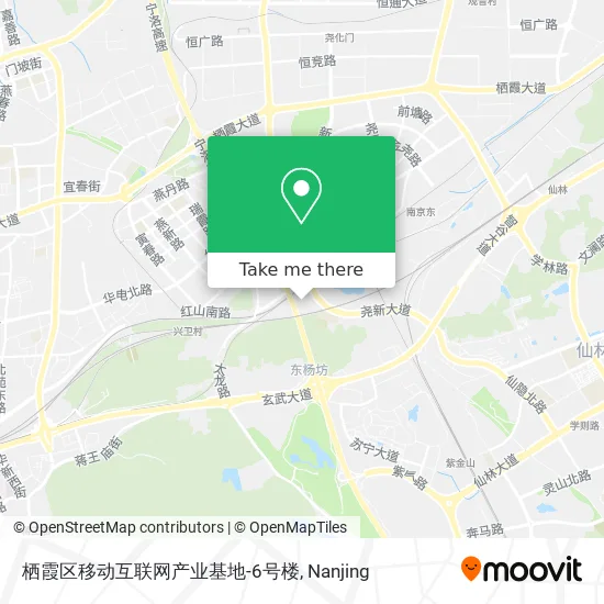 栖霞区移动互联网产业基地-6号楼 map