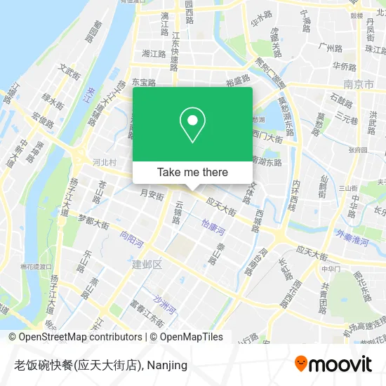 老饭碗快餐(应天大街店) map