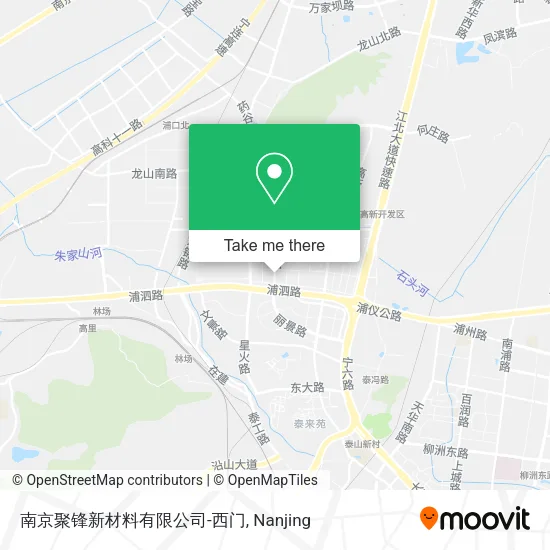 南京聚锋新材料有限公司-西门 map