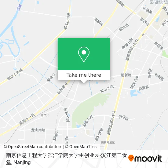 南京信息工程大学滨江学院大学生创业园-滨江第二食堂 map