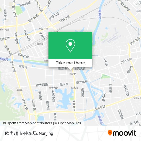 欧尚超市-停车场 map