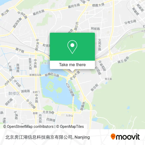 北京房江湖信息科技南京有限公司 map