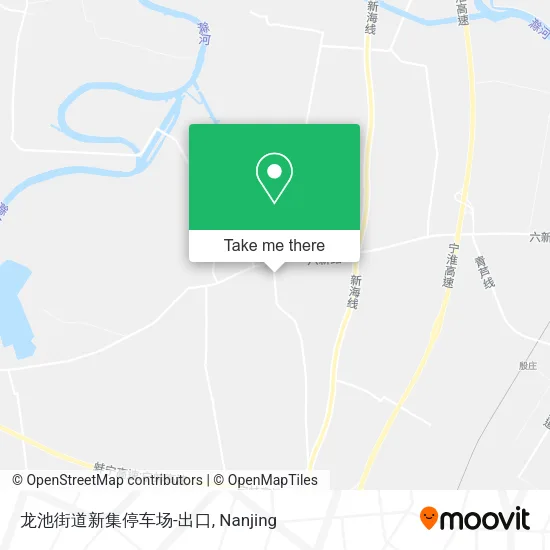 龙池街道新集停车场-出口 map